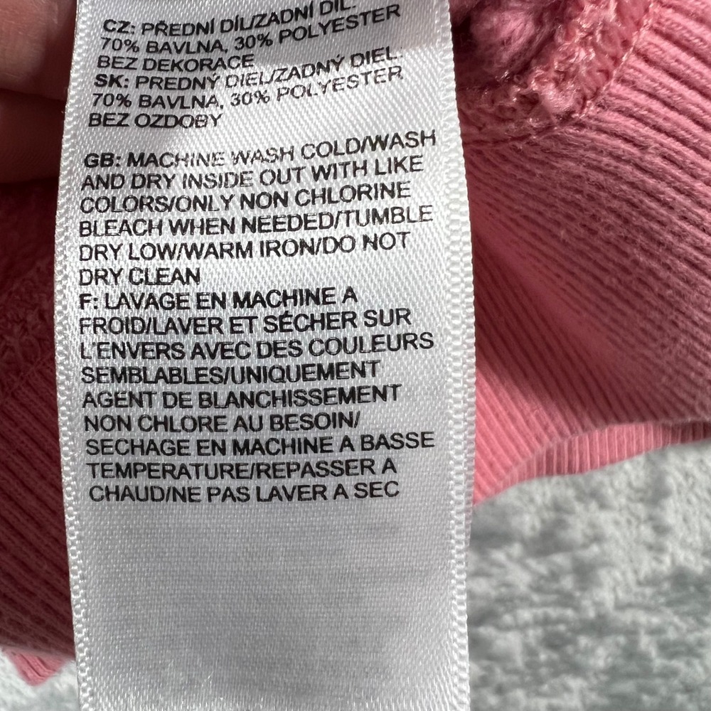 The North Face Hoodie Womens Size M Pink Pullover Box Logo A4M4N - Picture 9 of 16